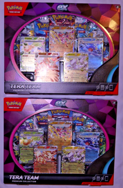 Lot of 2 Pokemon TCG: Tera Team Premium Collection - Image 1