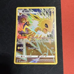 Jolteon TG04/TG30 Ultra Rare Pokemon TCG Brilliant Stars Trainer Gallery NM - Image 1