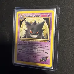 Pokemon TCG Sabrina's Gengar Gym Challenge 29/132 Non-Holo Rare NM - Image 1