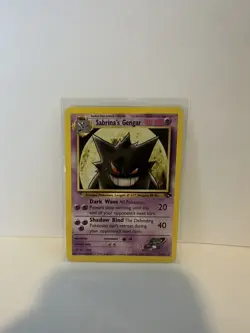 Pokemon TCG Sabrina's Gengar Gym Challenge 29/132 Non-Holo Rare NM - Image 1