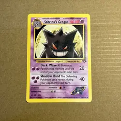 Pokemon TCG Sabrina's Gengar Gym Challenge 29/132 Non-Holo Rare NM - Image 1