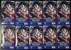 One Piece TCG The Azure Sea’s Seven OP-14 Sleeved Booster Pack Lot Of 10 Sealed - Image 1