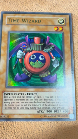 🔥 YUGIOH Time Wizard MRD-065 ULTRA RARE Metal Raiders LP ORIGINAL #3 🔥 - Image 2