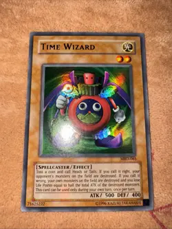 🔥 YUGIOH Time Wizard MRD-065 ULTRA RARE Metal Raiders LP ORIGINAL #3 🔥 - Image 3