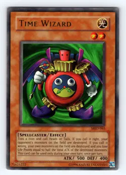 Yugioh Time Wizard MRD-065 Ultra Rare - LP-NM 💎 - Image 1