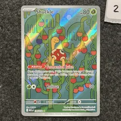 Shuckle - 136/132 Pokemon TCG Mega Evolution Illustration Rare Pokemon Card - Image 1