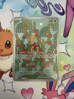 Pokemon TCG Shuckle Holo Mega Evolution Illustration Card 136/132 - Image 1