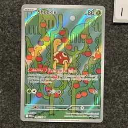 Shuckle - 136/132 Pokemon TCG Mega Evolution Illustration Rare Pokemon Card - Image 1