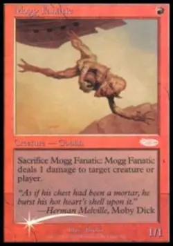 MTG Mogg Fanatic - Foil FNM 2002, FNM Promos, Lightly Played, English - Image 1