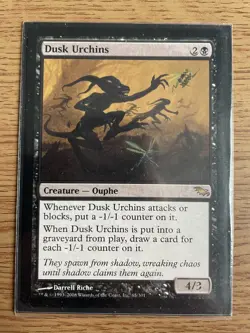 MTG magic the gathering Shadowmoor Dusk Urchin rare Near Mint Card - Image 4