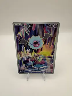 Pokemon TCG Woobat 119/086 White Flare Illustration Rare Holo Foil NM/M - Image 1