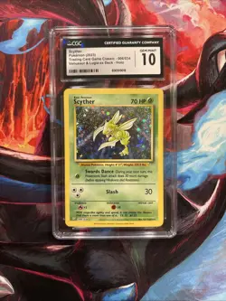 Scyther 006/034 Pokemon 2023 Trading Card Game Classic Holo CGC 10 - Image 1
