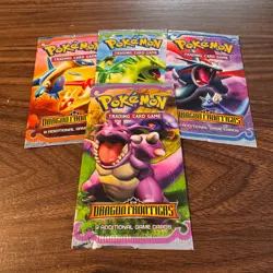 Pokemon EX Dragon Frontiers Complete Art Set Booster Packs OPENED - NO CARDS - Image 1