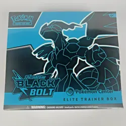 Pokemon TCG: Black Bolt ETB Elite Trainer Box Pokemon Center Exclusive (Sealed) - Image 1
