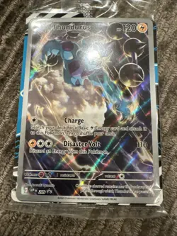 Pokemon Center Thundurus Black Bolt SVP 209 ETB Promo TCG (2 Sealed packs) GET2 - Image 4