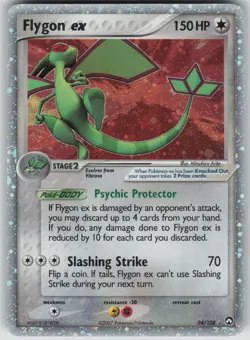 Pokemon TCG Flygon ex Ultra Rare Reverse Holo Power Keepers 94/108 - Image 1