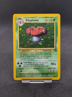 Vileplume 15/64 Holo Jungle Set Pokemon Card WOTC LP-NM - Image 1