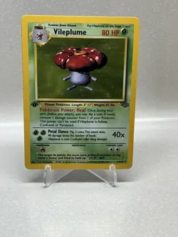 Vileplume 15/64 1st Edition Jungle (1999) Holo Rare Vintage WOTC Pokemon TCG - Image 1