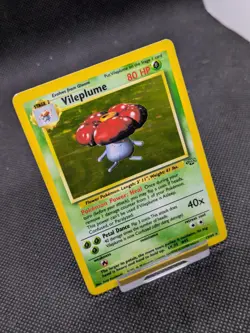 Vileplume 15/64 Holo Jungle Set Pokemon Card WOTC Played - Image 2
