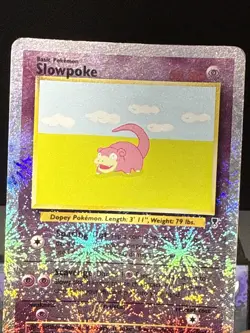 Pokemon Card Slowpoke 93/110 Reverse Holo Legendary Collection Set WOTC LP - Image 3