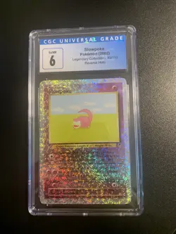 Pokemon TCG Slowpoke 93/110 Legendary Collection Reverse Holo CGC 6 - Image 1