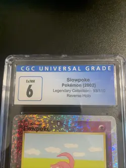 Pokemon TCG Slowpoke 93/110 Legendary Collection Reverse Holo CGC 6 - Image 5