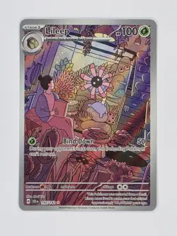 Pokemon TCG Lileep 145/142 Stellar Crown SV07 Illustration Rare Holo NM - Image 1