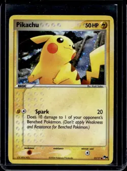 2006 Pokemon POP Series 4 Pikachu Holo #13/17 - Image 1