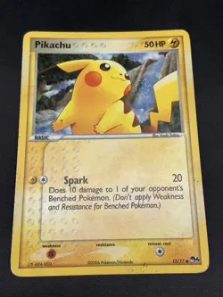 2006 Pokemon POP Series 4 Pikachu Holo #13/17 HP - Image 1