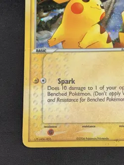 2006 Pokemon POP Series 4 Pikachu Holo #13/17 HP - Image 4