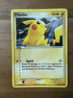 2006 Pokemon POP Series 4 Pikachu Holo #13/17 LP - Image 1