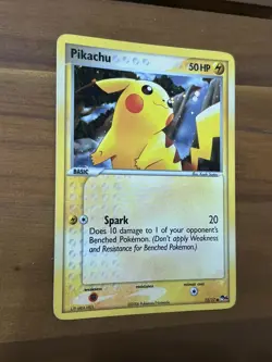 2006 Pokemon POP Series 4 Pikachu Holo #13/17 LP - Image 3
