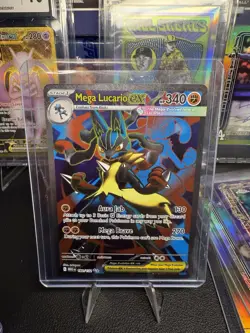 Pokemon TCG Mega Evolution Mega LucarioEX Full Art Ultra Rare Card 160/132 - Image 1