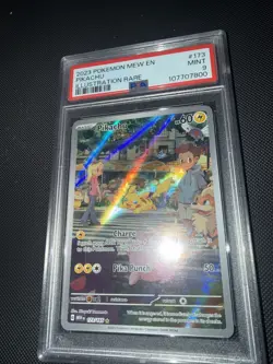 Pokemon Pikachu TCG Scarlet & Violet 151 Card 173/165 PSA 9 - Image 2