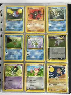 Pokemon Card Collection VTG Binder Holo Rare 1st E-Reader WoTC Slowpoke Eevee - Image 3