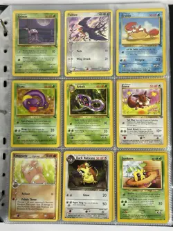 Pokemon Card Collection VTG Binder Holo Rare 1st E-Reader WoTC Slowpoke Eevee - Image 5