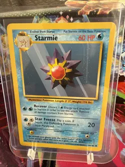 Pokemon TCG Starmie Base Set 1999 64/102 Card Never Played, Near Mint! - Image 1
