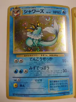POKEMON CARD GAME JAPANESE Vintage Vaporeon #134 Jolteon #135 Flareon #136 EX/LP - Image 2