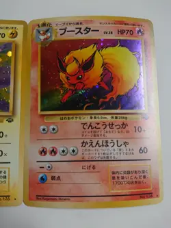 POKEMON CARD GAME JAPANESE Vintage Vaporeon #134 Jolteon #135 Flareon #136 EX/LP - Image 4