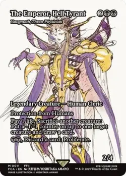 MTG - The Emperor, Hell Tyrant - Yawgmoth, Thran Physician (Showcase) - - - - Image 1