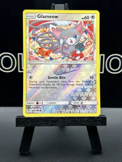 Glameow 108/156 SM Ultra Prism Reverse Holo Pokemon Card - Image 2