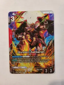 Gundam Ashtaron GD02-040 R+ Alt Art Gundam Card Game English - Image 1
