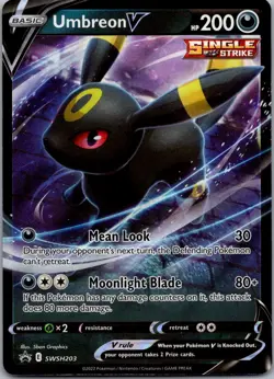 Umbreon V Promo SWSH: Sword & Shield Promo Cards SWSH203 NM - Image 1