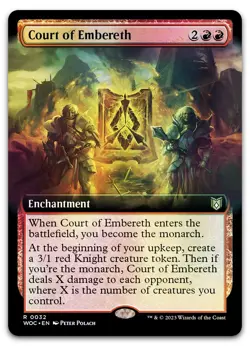 Court of Embereth (Extended Art) #32 (Foil) (NM) Wilds of Eldraine WOC Magic MTG - Image 1