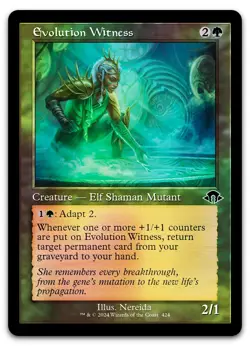 Evolution Witness (Retro Frame) #424 (Foil) (NM) Modern Horizons 3 MH3 Magic MTG - Image 1