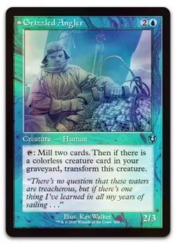 Grizzled Angler (Retro Frame) #458 (Foil) NM Innistrad Remastered INR Magic MTG - Image 1