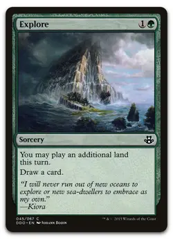 Explore #45 (NM) Elspeth vs Kiora DDO Magic MTG - Image 1