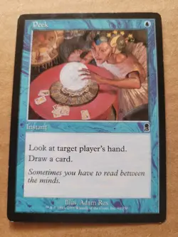 Magic the Gathering MTG Peek (91) Odyssey Blue English LP BULK DISCOUNT - Image 1