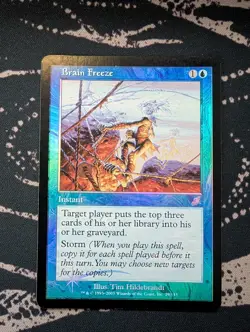 Brain Freeze - Scourge Foil - MtG - NICE!! - Image 1
