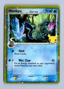 Mimikyu SWSH136 Delta Species Celebrations Black Star Promo Pokemon Card - Image 1
